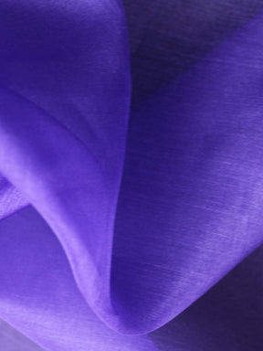 Purple Silk Organza - P769