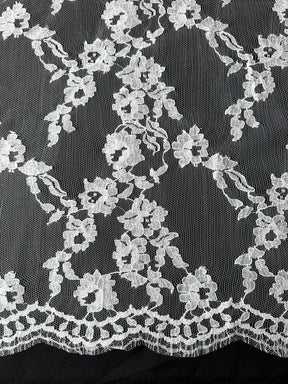 Ivory Chantilly Lace - Crew