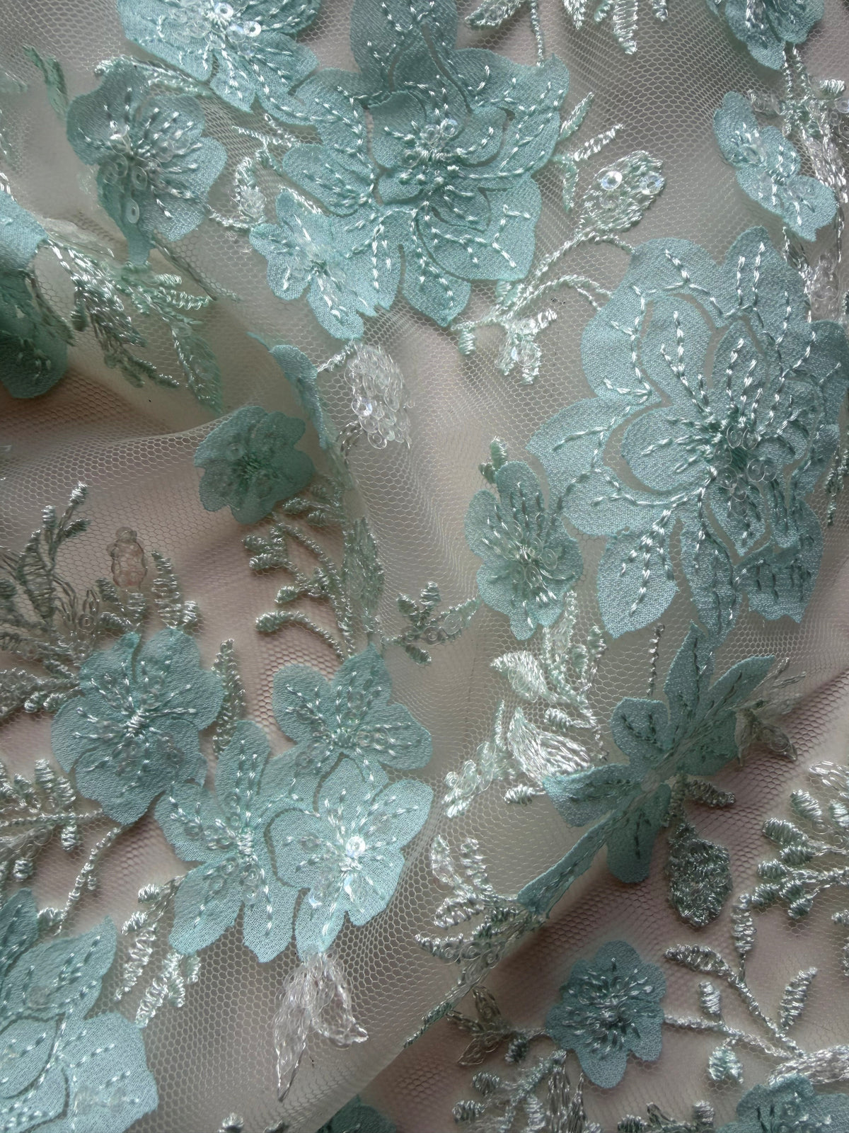 Sky Embroidered Lace - EB3053