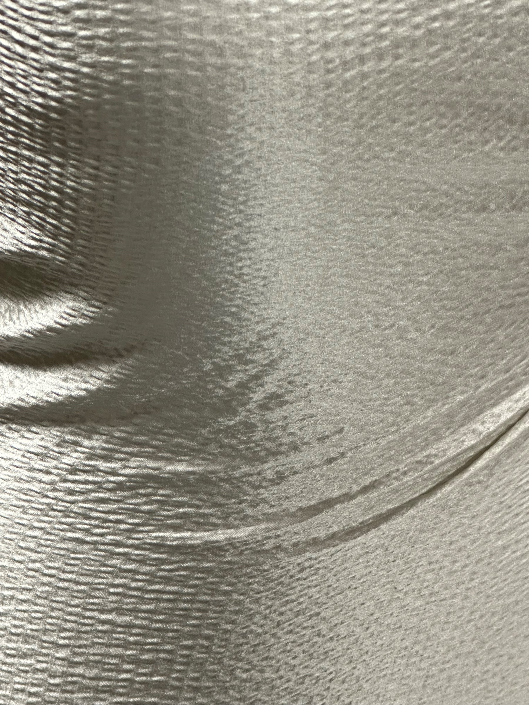 Ivory Silk Hammer Satin - St Maxime