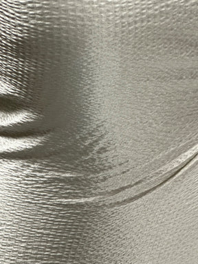Ivory Silk Hammer Satin - St Maxime