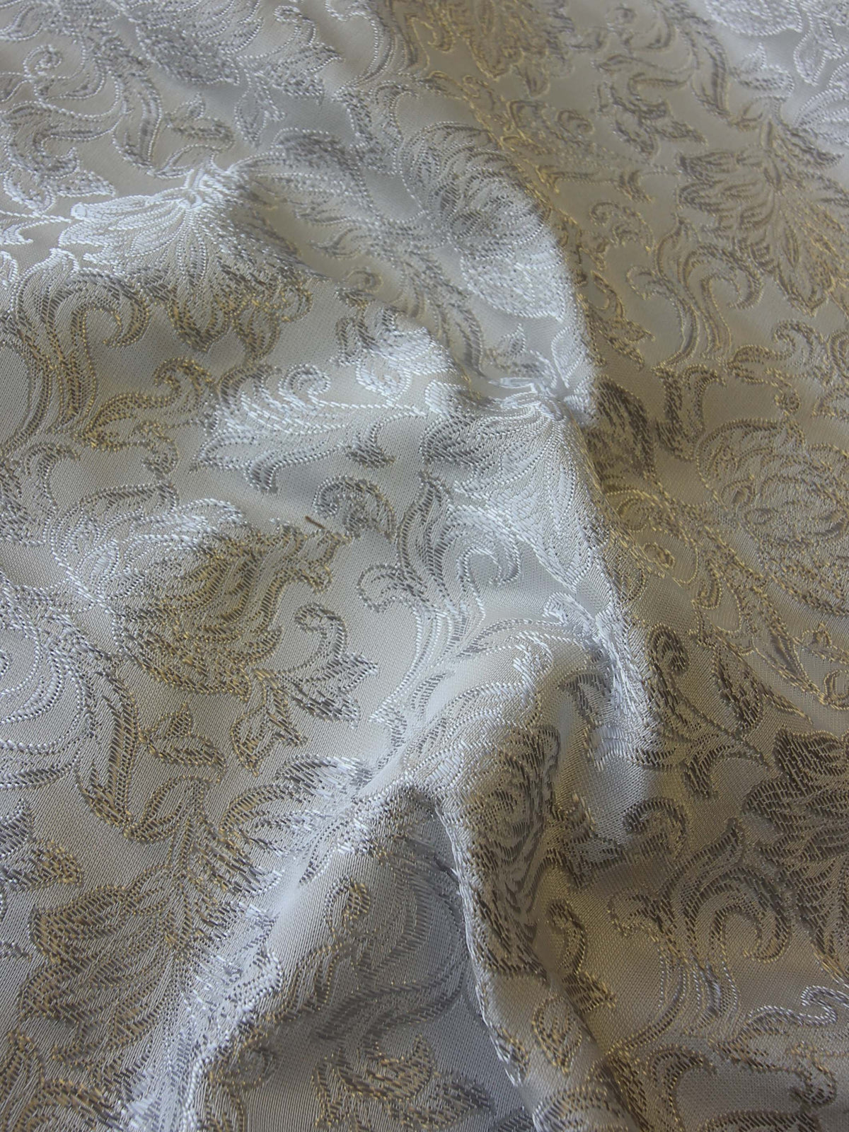 Silver Jacquard Brocade - Yorkshire