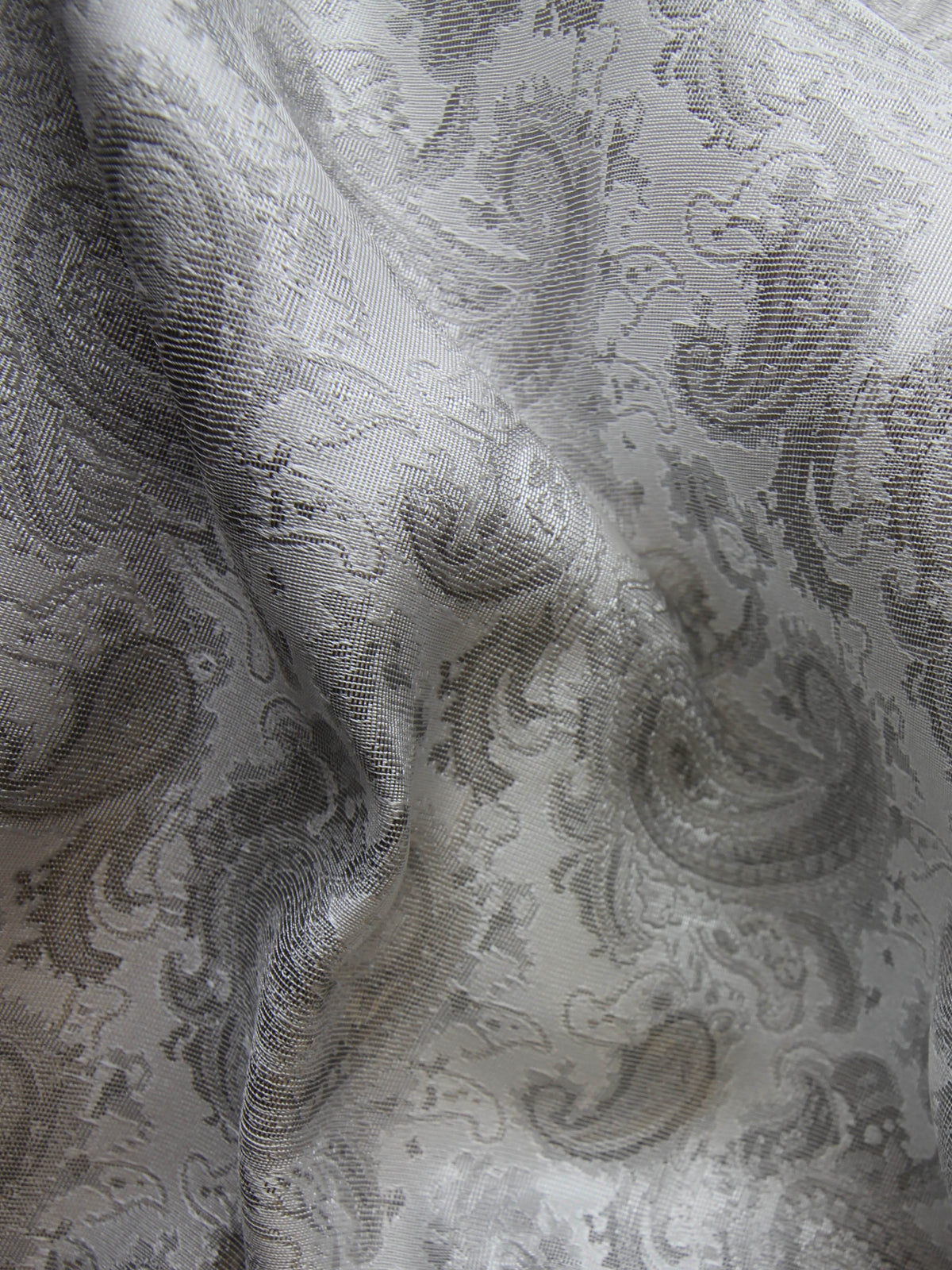 Silver Waistcoat Fabric - Lyon