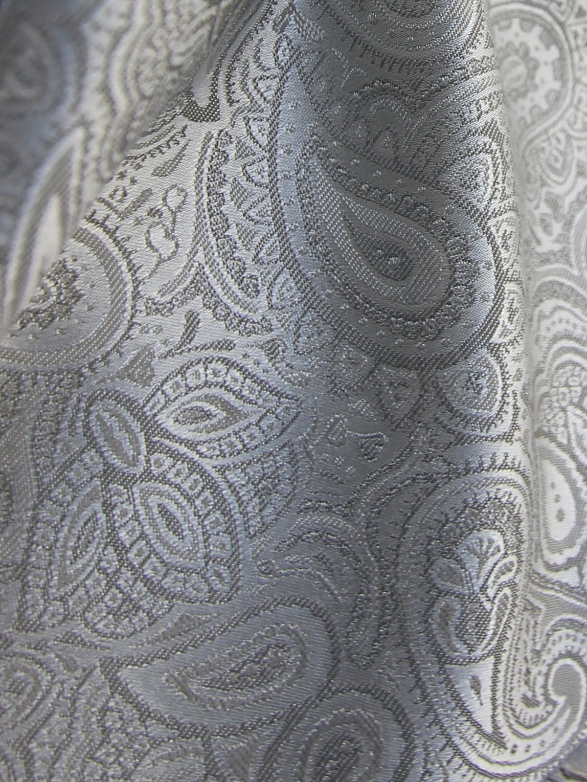 Silver Waistcoat Fabric - Dijon