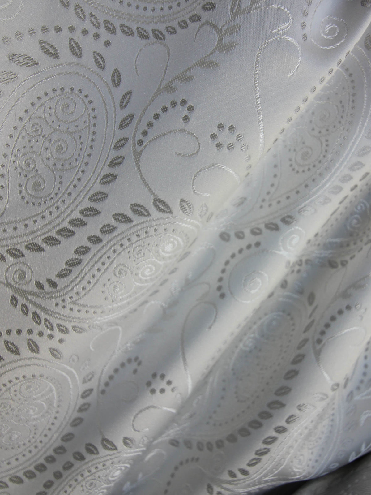 Silver Waistcoat Fabric - Salzburg