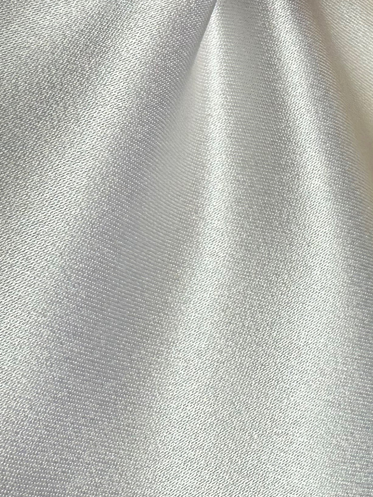 Silver Polyester Satin - Canada