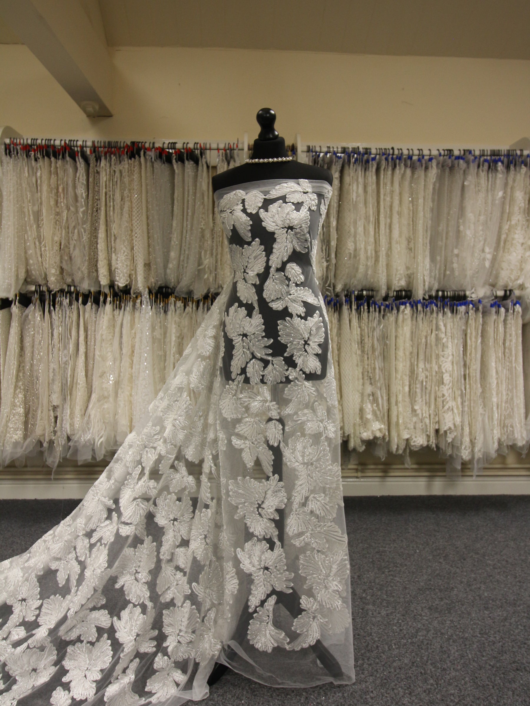 silver lace for dress Silver Lace Evening Dress,Tight Mermaid Prom Dress,Open Back Evening Dress PD00098, US16 / Dark Navy