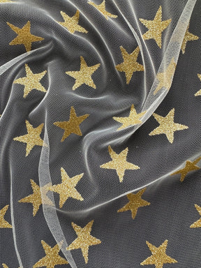 Gold Star Tulle - Spangle