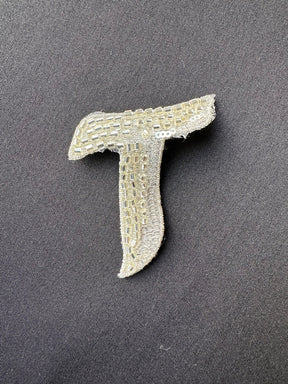 Beaded Letter T