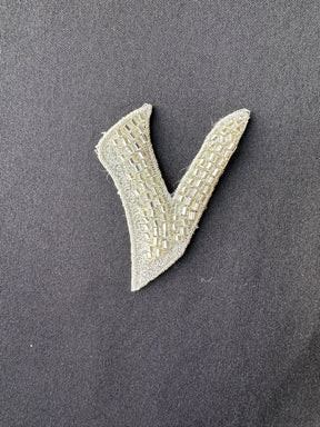 Beaded Letter V