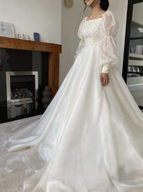 Ivory Silk Chiffon - Superba