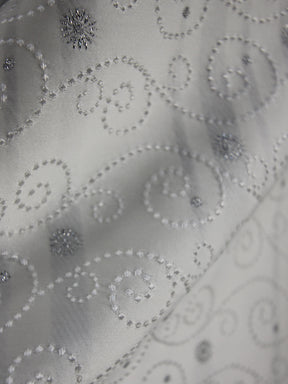 White Waistcoat Fabric - Amsterdam