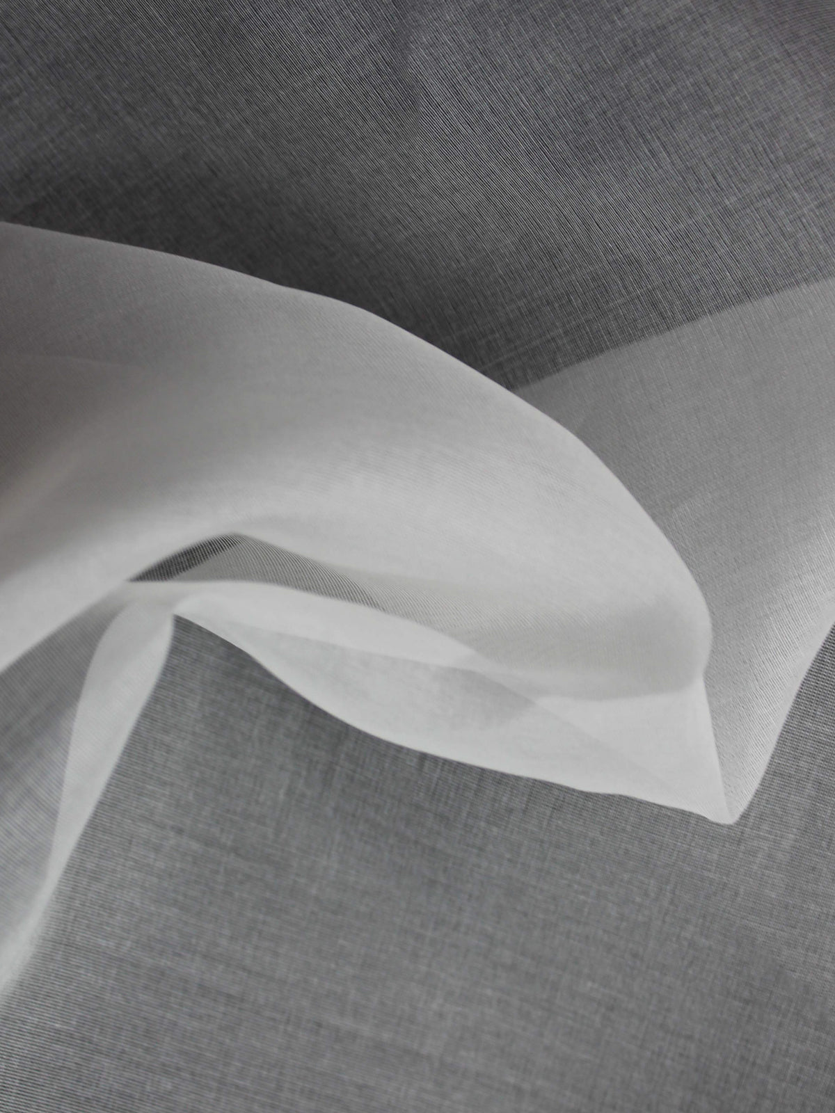 White Silk Organza - P769