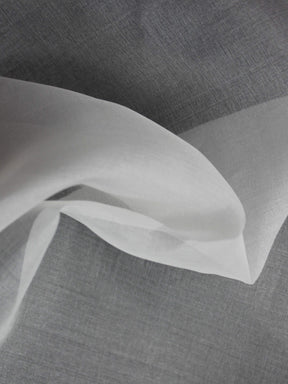 White Silk Organza - P769