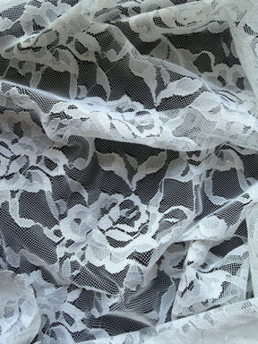 White Raschel Stretch Lace – Matina