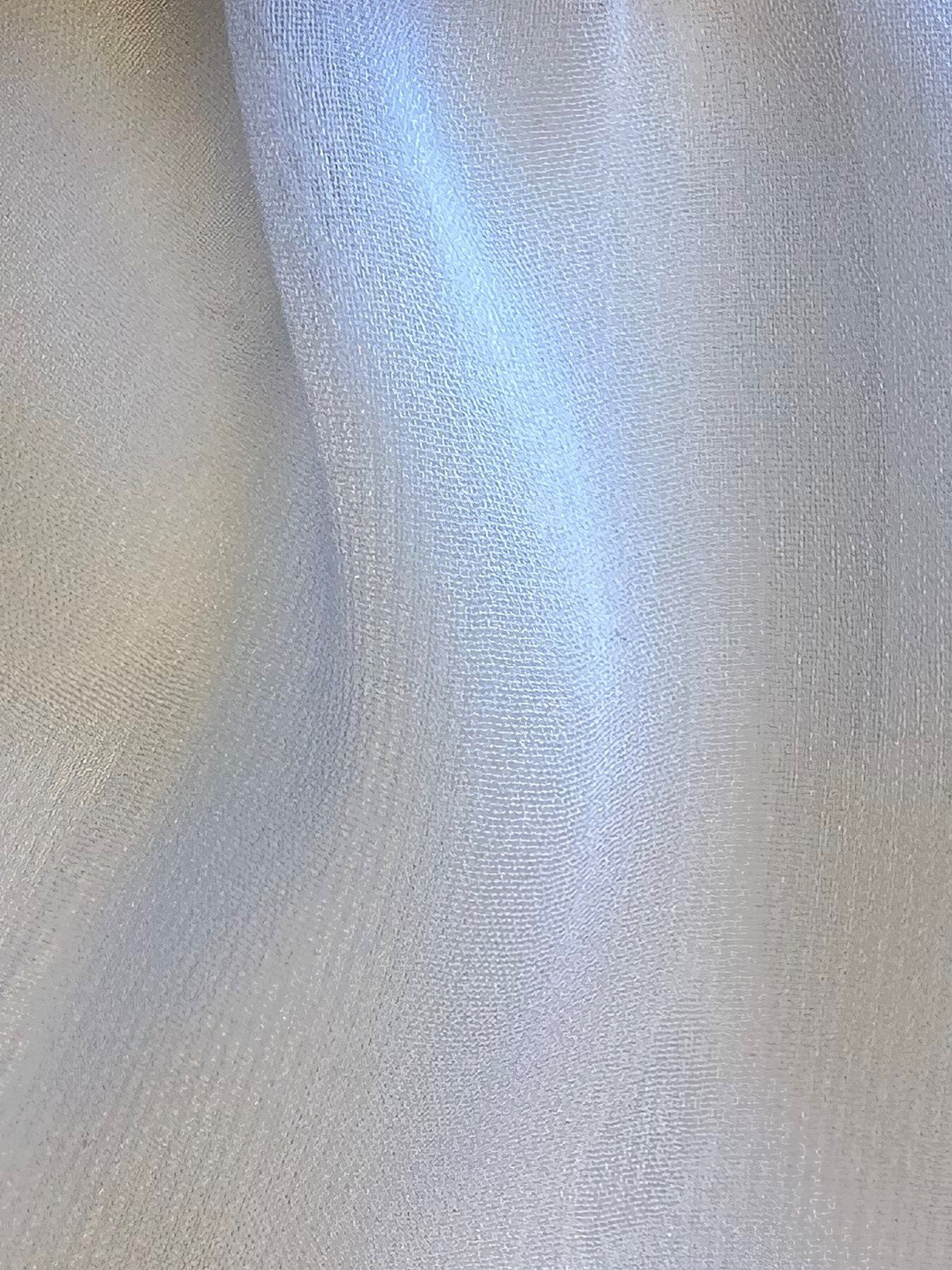 White Polyester Chiffon - Galit