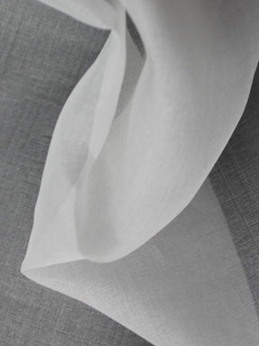 White Silk Organza - P769