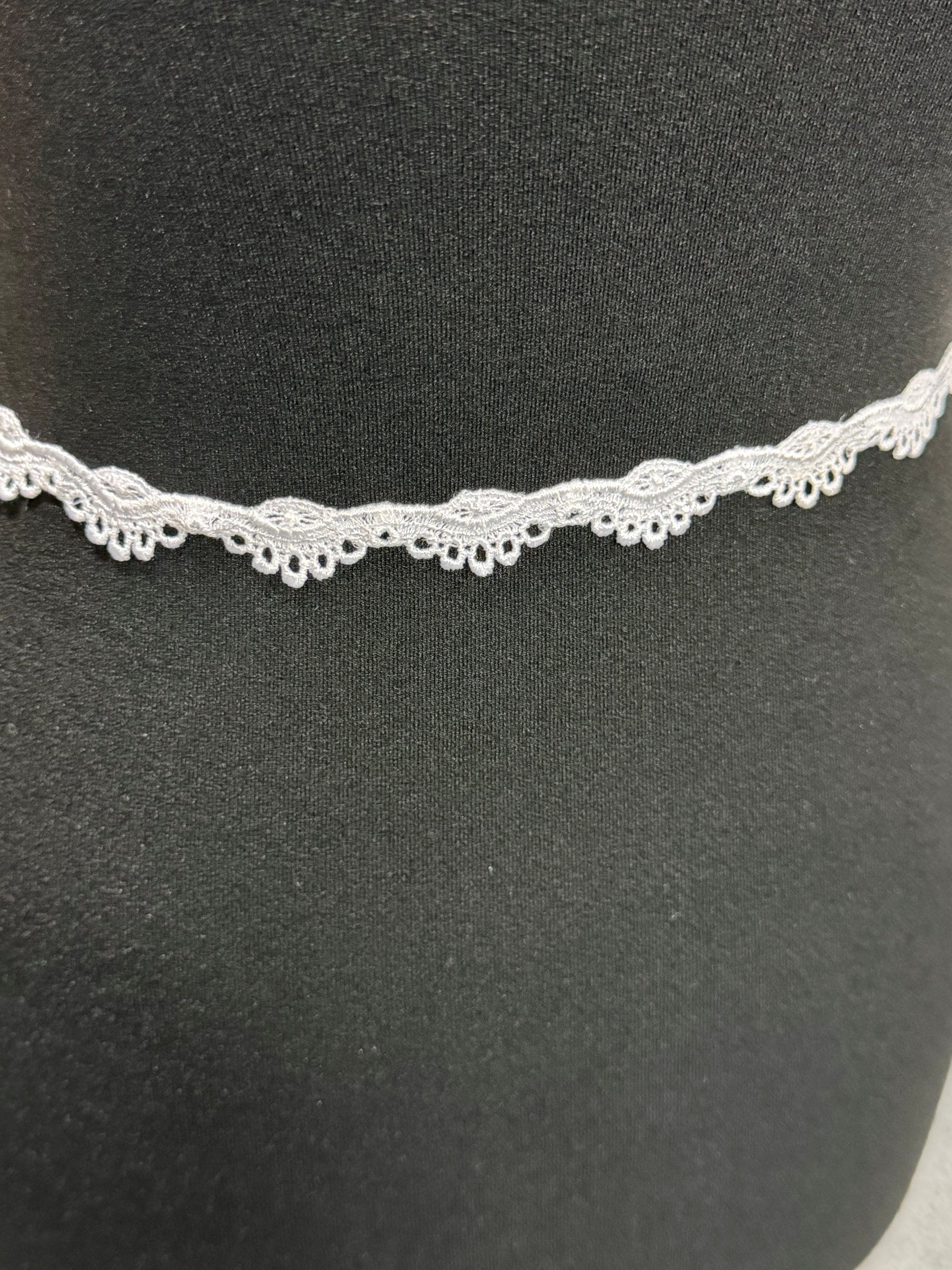 White Guipure Lace Trim - T359