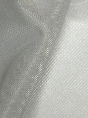 White Polyester Satin Fabric - Redeem