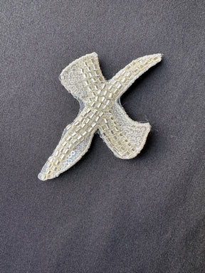 Beaded Letter X