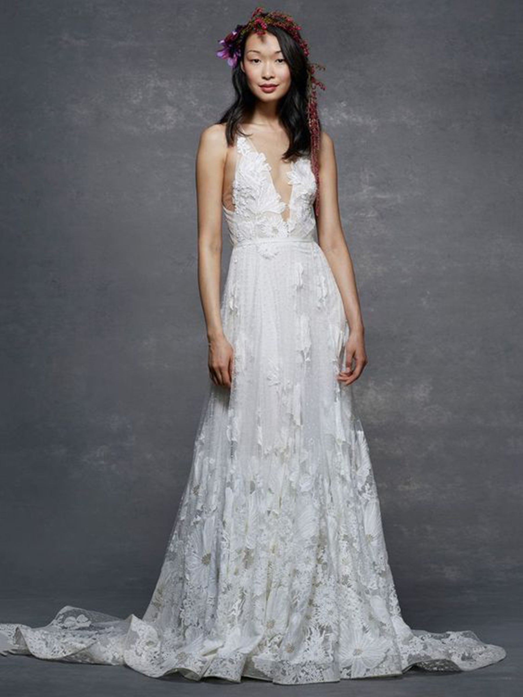 Ivory Embroidered Lace - Liezel