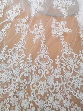 Ivory Beaded Lace - Alexandra