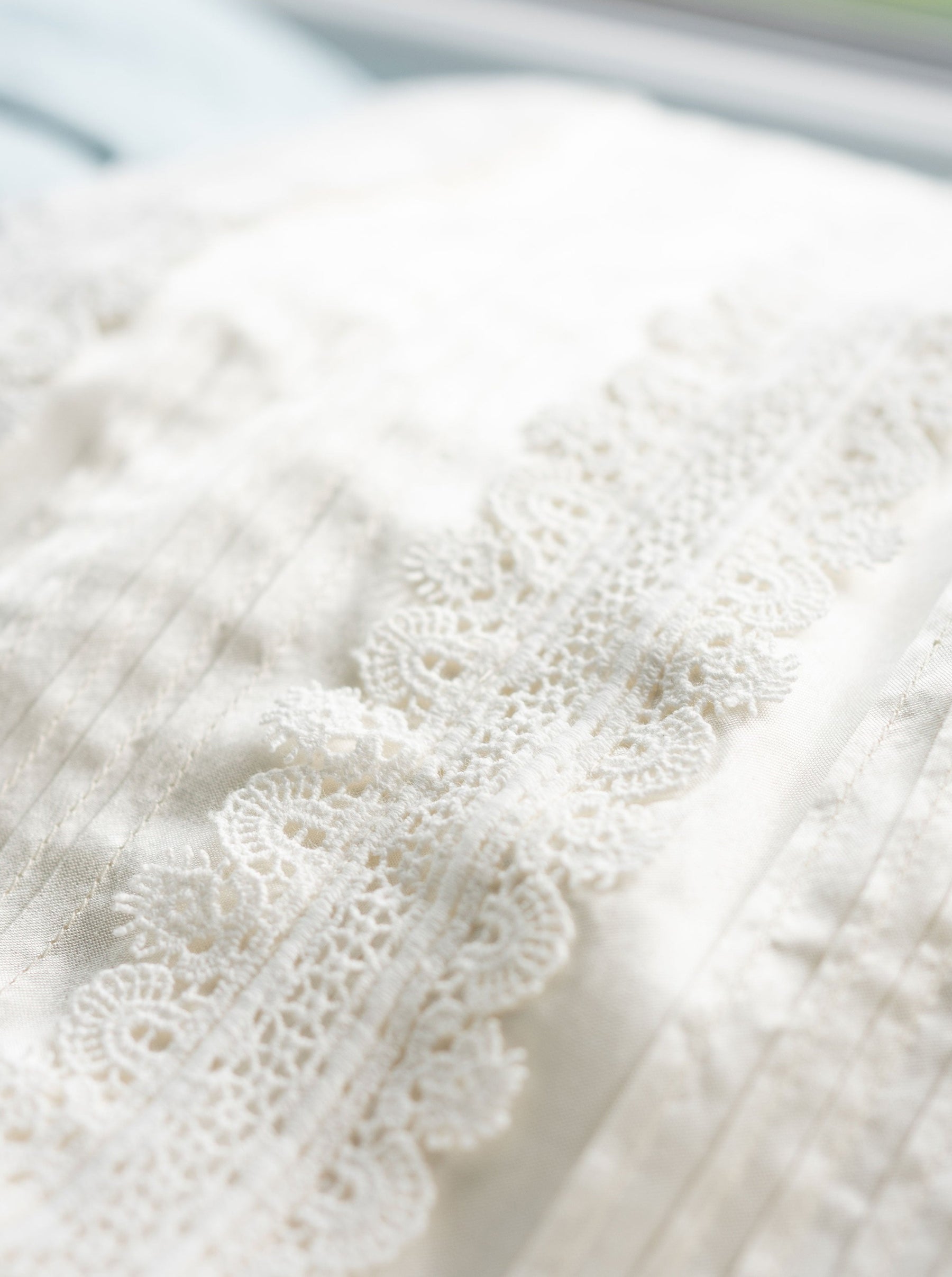 Ivory Lace Trim - Salamander