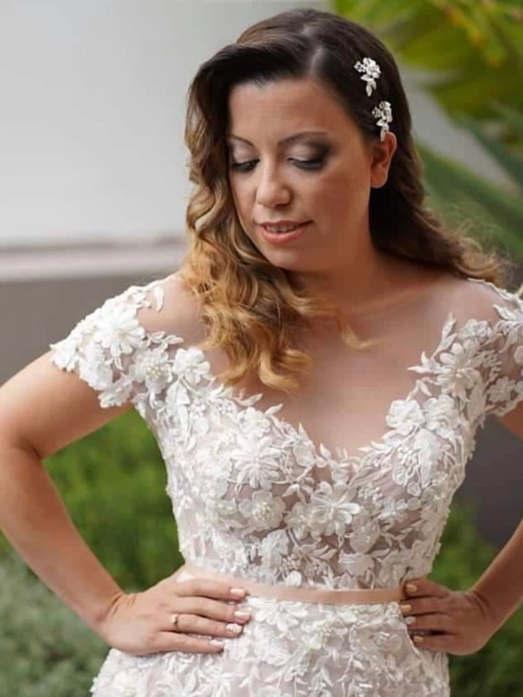 Ivory Beaded Lace - Mariella Ivory Beaded Lace - Mariella
