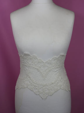 Ivory Corded Lace Trim - Amelia