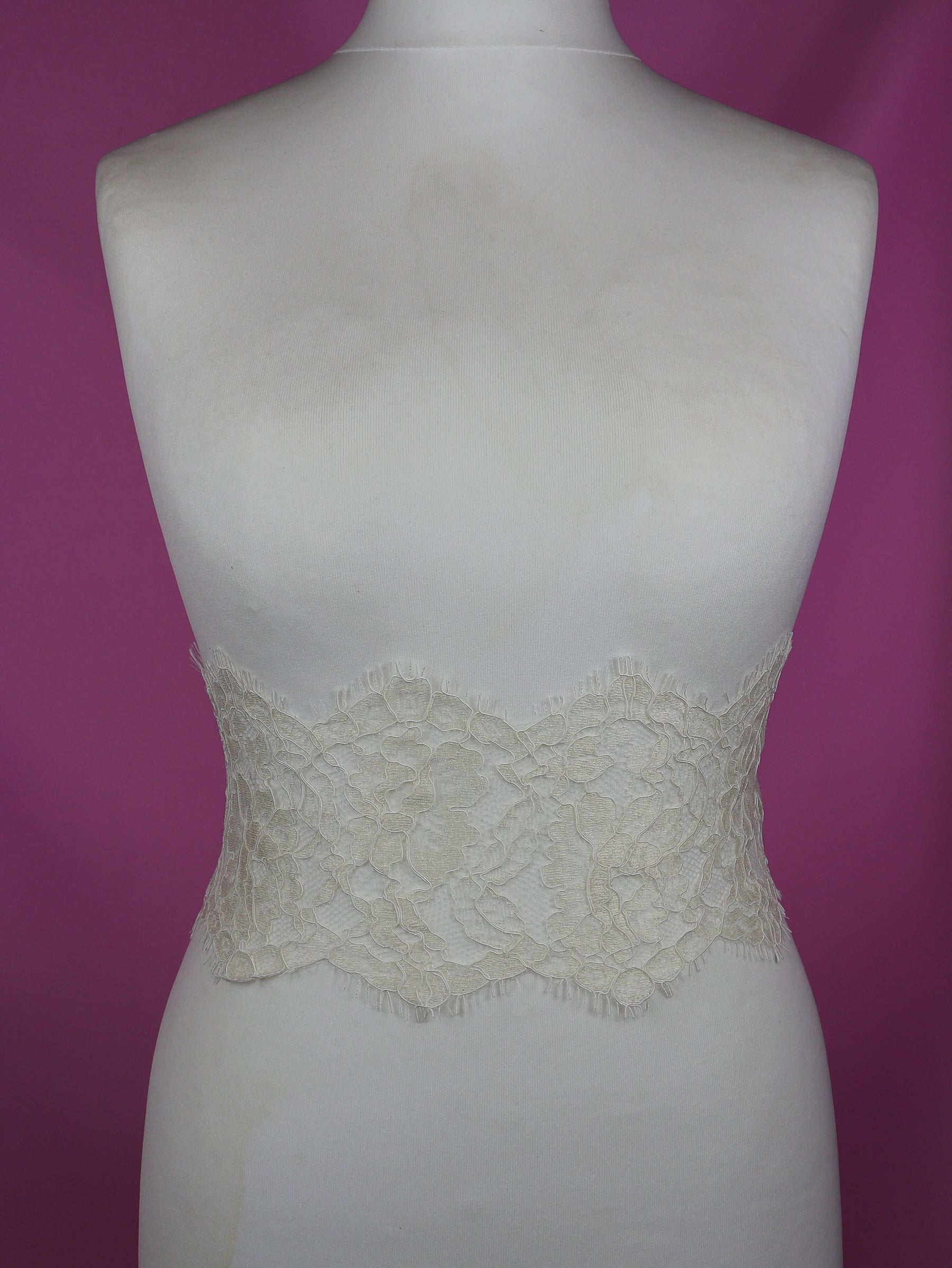 Ivory Chantilly Lace Trim -  Amy