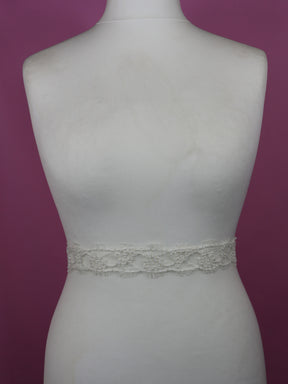 Ivory Beaded Lace Trim - Betula