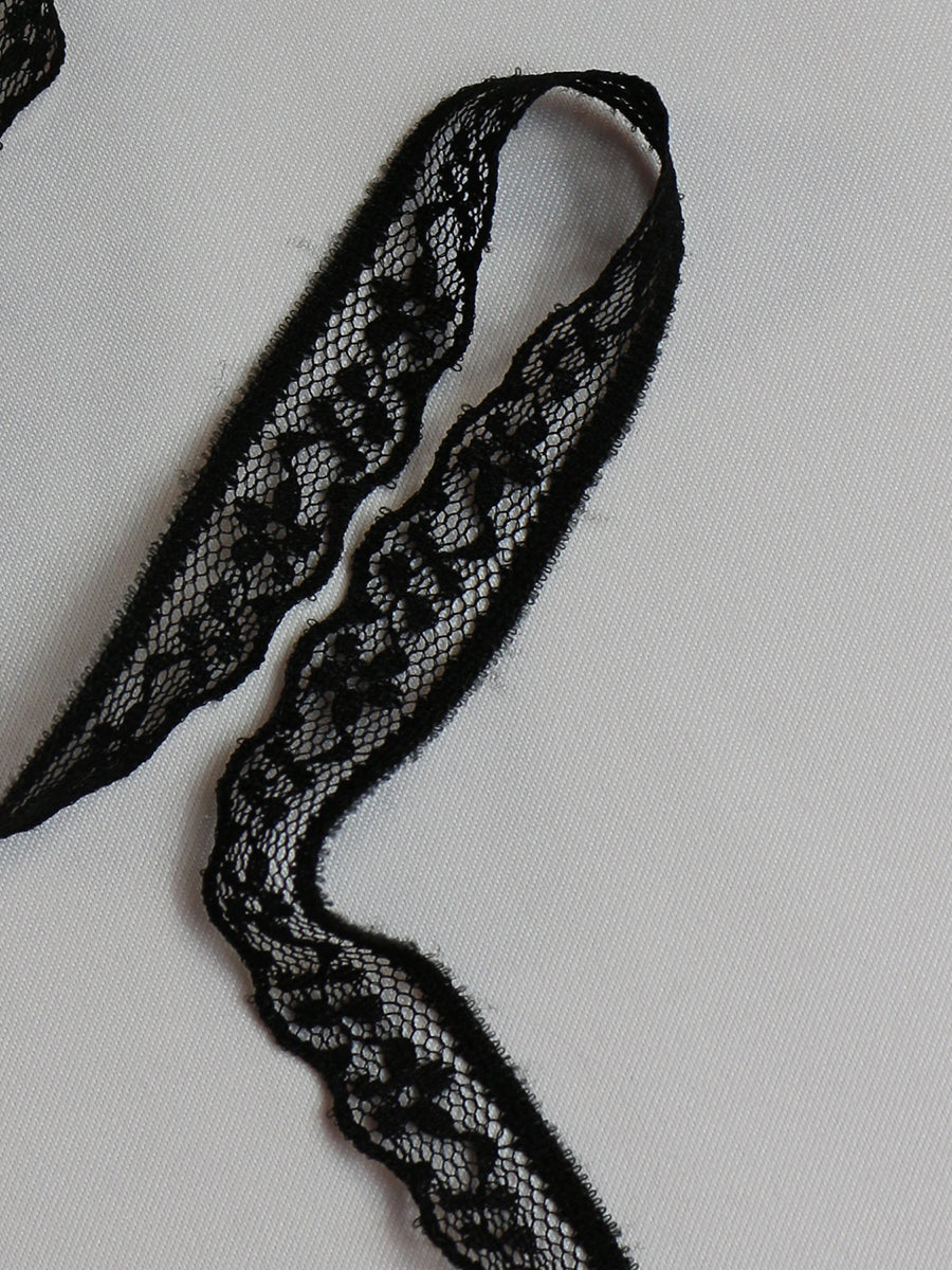 Black Lace Trim - Birch