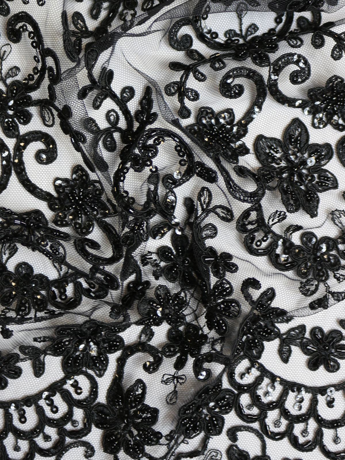 Lace Fabric - Black, White, Embroidered & More