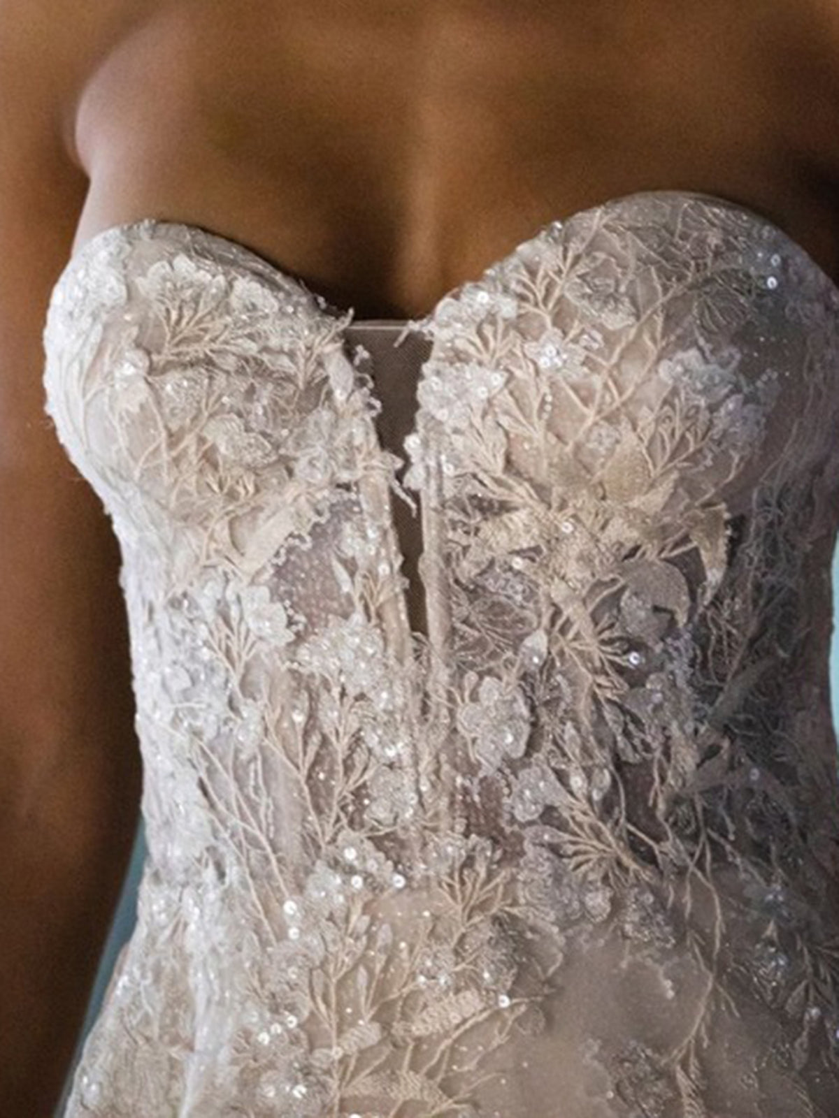 Ivory Embroidered Lace - Joan