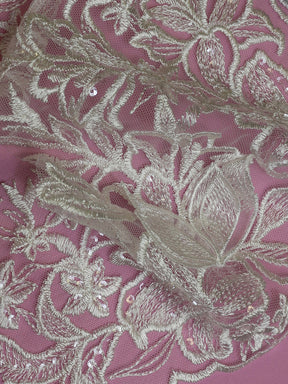 Ivory Embroidered Lace Trim (Large) – Calinda