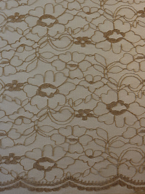 Cappuccino Corded Lace - Leanne