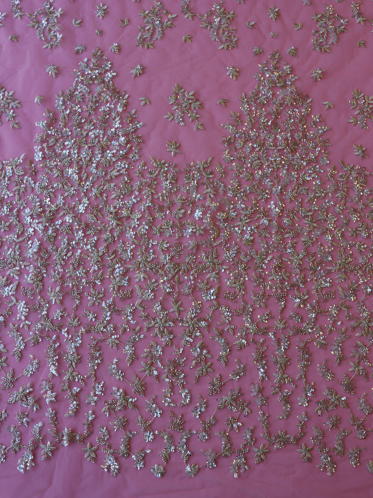 Champagne Beaded Lace - Manuella