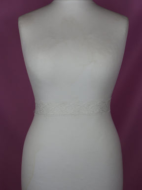 White Chantilly Lace Trim - Charlotte