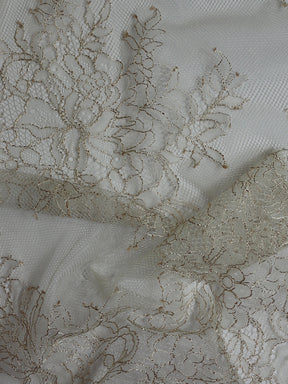 Champagne Raschel Lace - Coralie