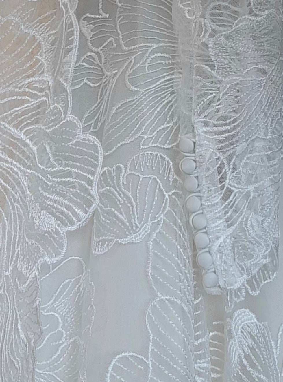 Ivory Embroidered Lace - Cosette