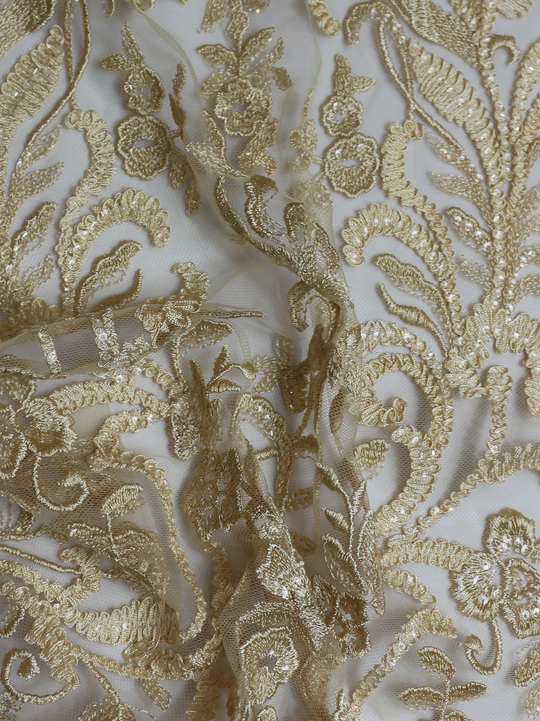 Champagne Embroidered Lace - Dinah
