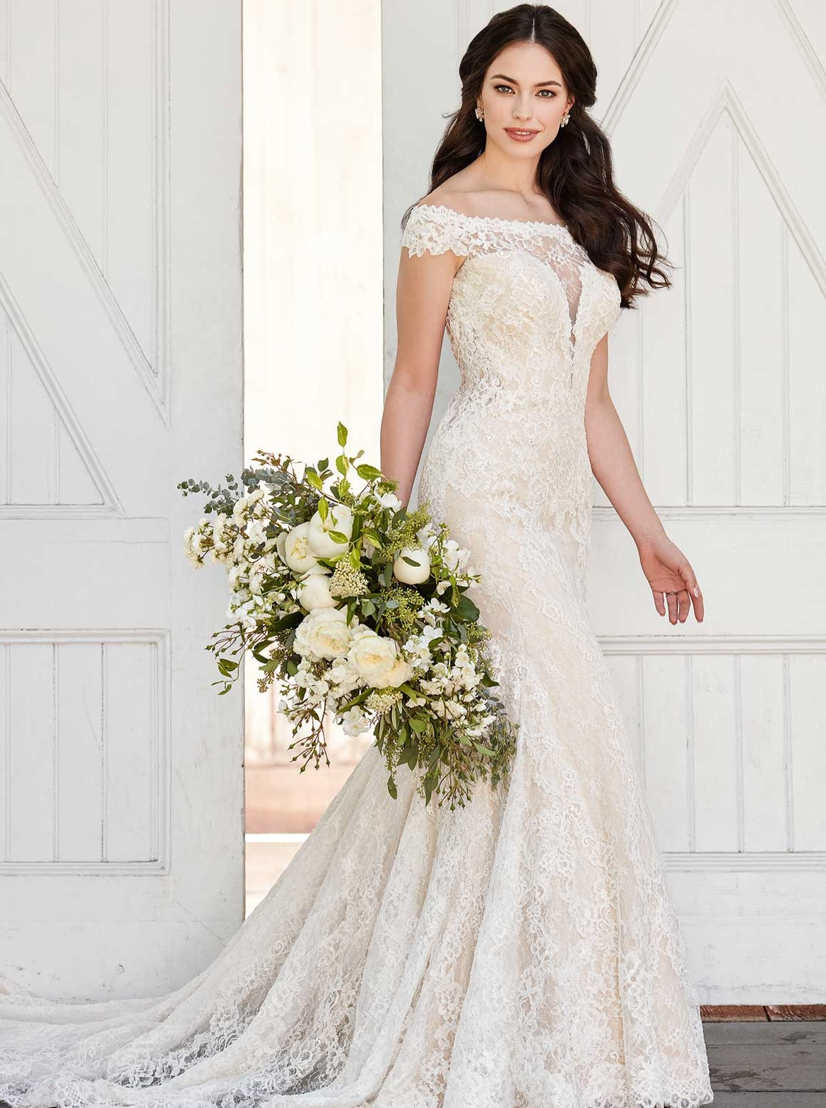 Ivory Corded Lace - Dionne