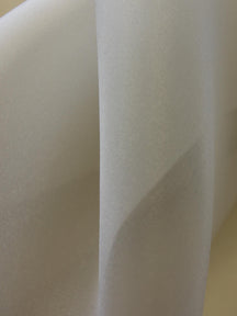 Ivory Eco Polyester Organza (148cm/58") - Thespian