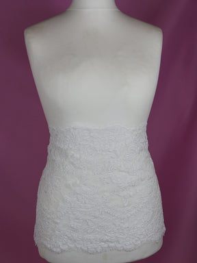 White Corded Lace Trim - Eloise