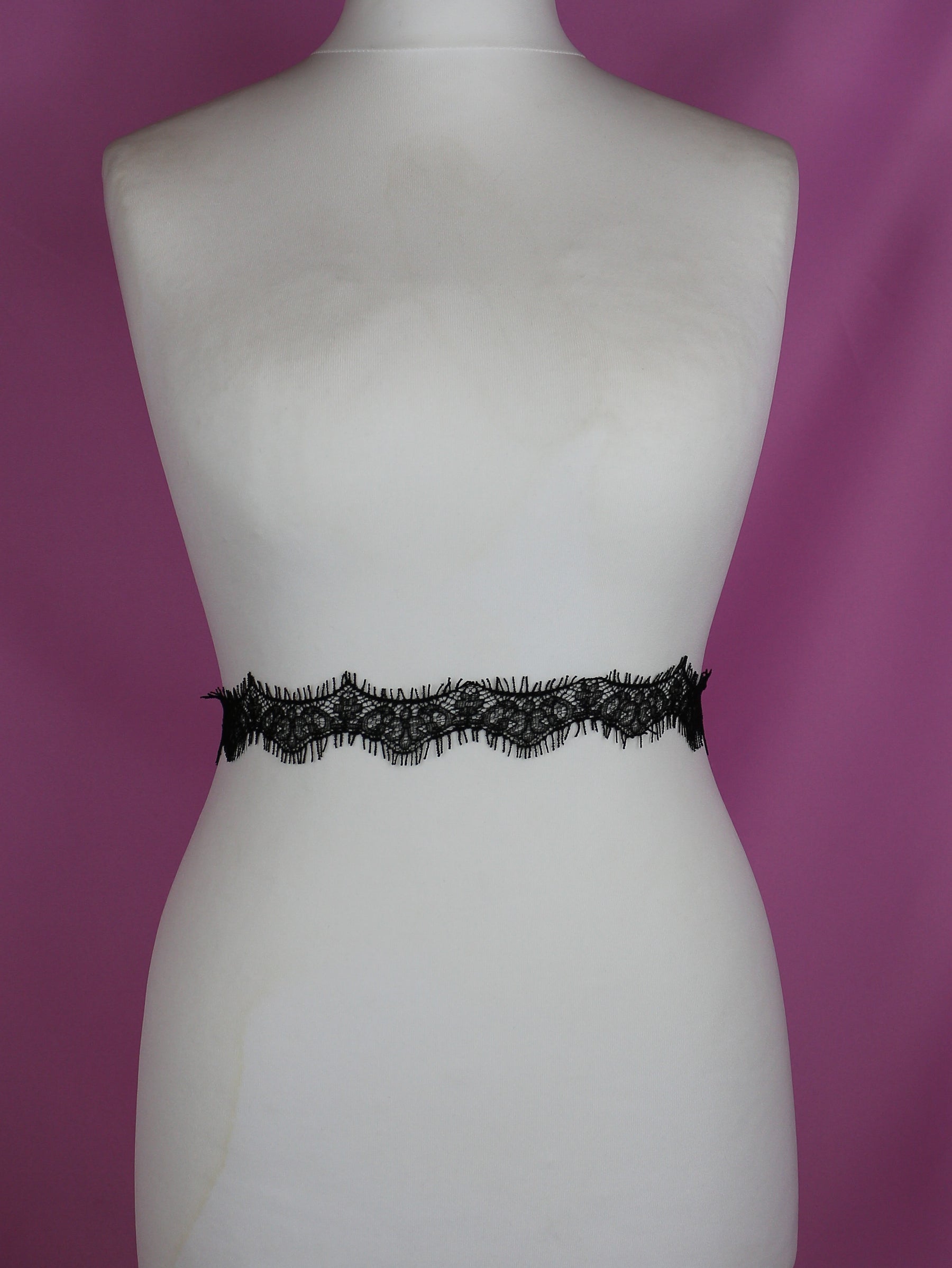 Black Lace Trim - Ember