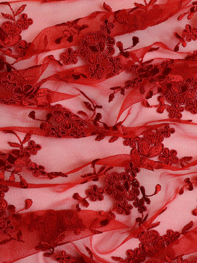 Red Corded Lace - Geraldine