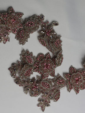 Crystal Dress Trim - Gravity (Pink)