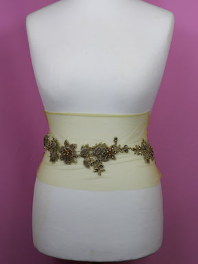 Crystal Dress Trim - Gravity (Gold)