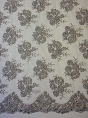 Grey Corded Lace - Jaylin