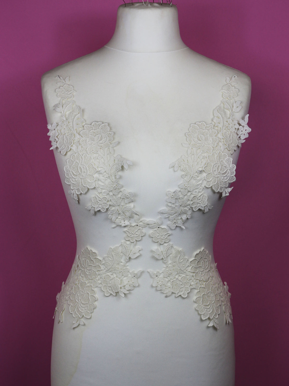 Ivory Guipure Lace Appliques - Gypsy